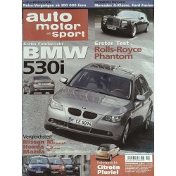 auto motor & sport Heft 11 / 14 Mai 2003 - BMW 530i