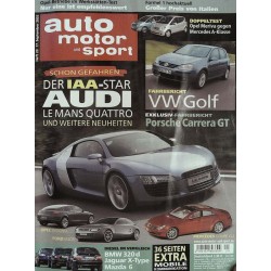 auto motor & sport Heft 20 / 17 September  2003 - Audi Le Mans Quattro