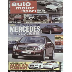 auto motor & sport Heft 26 / 5 Dezember 2007 - Mercedes E-Klasse