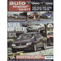 auto motor & sport Heft 8 / 28 März 2007 - Neuer VW Golf