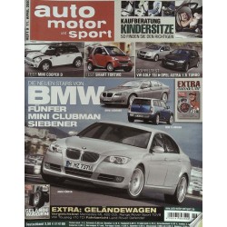 auto motor & sport Heft 9 / 11 April 2007 - Die Stars von BMW