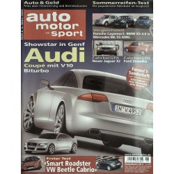 auto motor & sport Heft 6 / 5 März 2003 - Audi Coupe