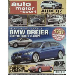 auto motor & sport Heft 20 / 13 September 2006 - BMW Dreier