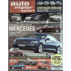 auto motor & sport Heft 14 / 21 Juni 2006 - Mercedes S, B & CL Klasse