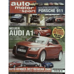 auto motor & sport Heft 15 / 5 Juli 2006 - Neuer Audi A1