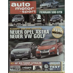 auto motor & sport Heft 21 / 27 September 2006 - Opel und VW