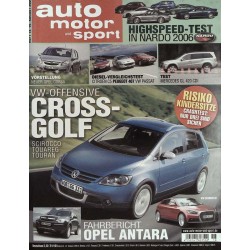 auto motor & sport Heft 18 / 16 August 2006 - Grosser Golf