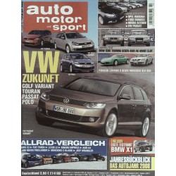 auto motor & sport Heft 2 / 2 Januar 2009 - VW Zukunft