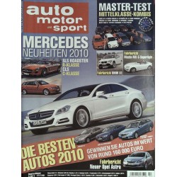 auto motor & sport Heft 22 / 8 Oktober 2009 - Mercedes Neuheiten