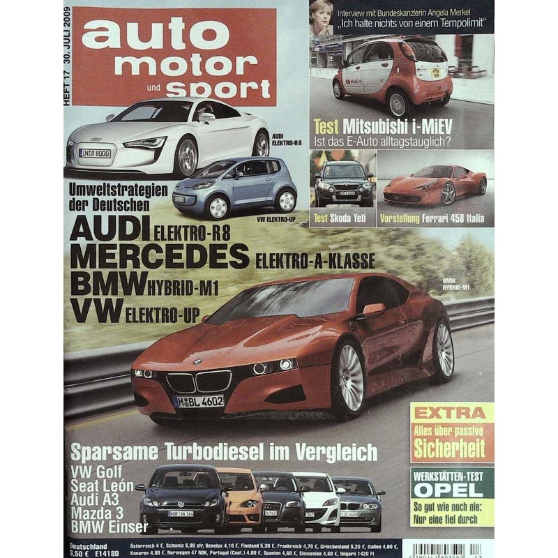 auto motor & sport Heft 17 / 30 Juli 2009 - Umweltstrategien