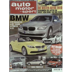 auto motor & sport Heft 24 / 5 November 2009 - BMW Z2, M1, X3...