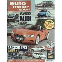 auto motor & sport Heft 23 / 22 Oktober 2009 - Die Zukunft Audi