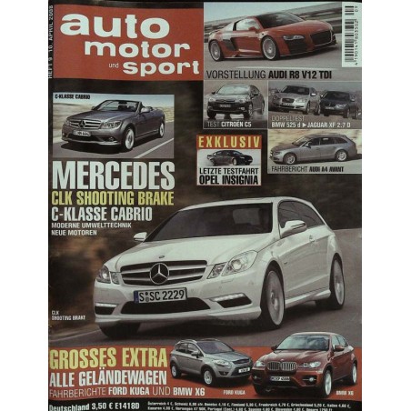 auto motor & sport Heft 9 / 10 April 2008 - Mercedes CLK