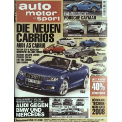 auto motor & sport Heft 26 / 4 Dezember 2008 - Die neuen Cabrios