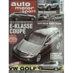 auto motor & sport Heft 20 / 11 September 2008 - E-Klasse Coupe