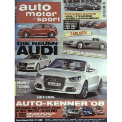 auto motor & sport Heft 15 / 3 Juli 2008 - Die neuen Audi