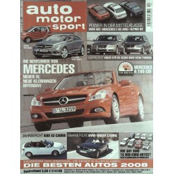 auto motor & sport Heft 4 / 31 Januar 2008 - Newcomer Mercedes