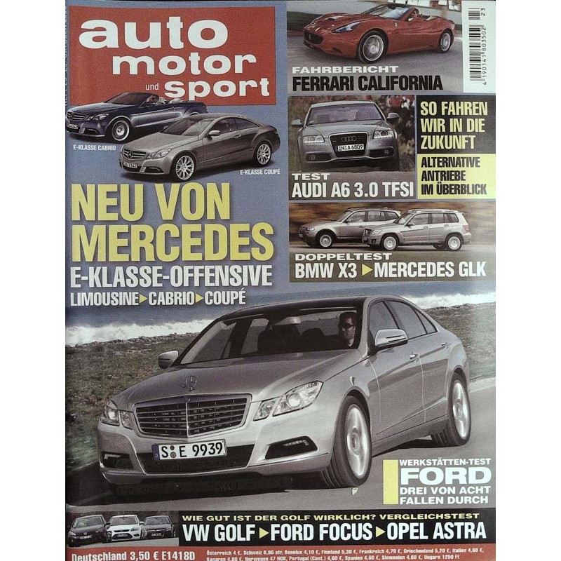 auto motor & sport Heft 23 / 23 Oktober 2008 - Neu von Mercedes