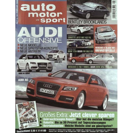 auto motor & sport Heft 5 / 14 Februar 2008 - Audi Offensive