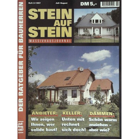 Stein auf Stein Heft 2 Juli/August 1997 - Anbieter, Keller, Dämmen