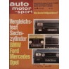 auto motor & sport Heft 14 / 8 Juli 1972 - Vergleichstest