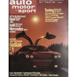 auto motor & sport Heft 11 / 23 Mai 1987 - Kodiak F1