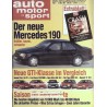 auto motor & sport Heft 6 / 6 März 1992 - Der neue Mercedes 190