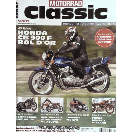 Motorrad Classic 5/2019 - Honda CB 900 F Bol d or