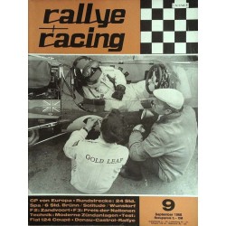 Rallye Racing Magazin 9 / September 1968 - Boxengespräch