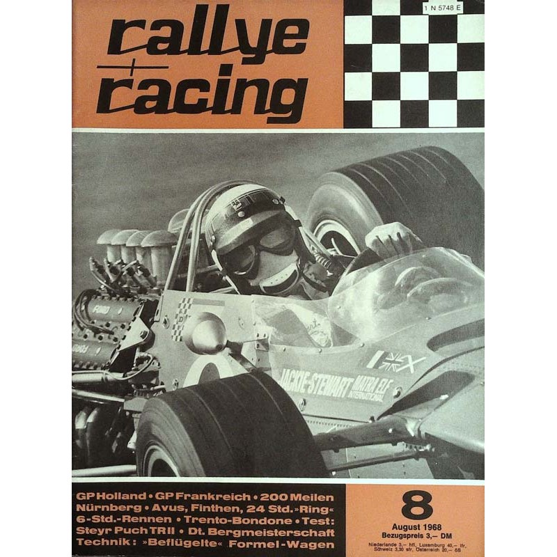 Rallye Racing Magazin 8 / August 1968 - GP Holland