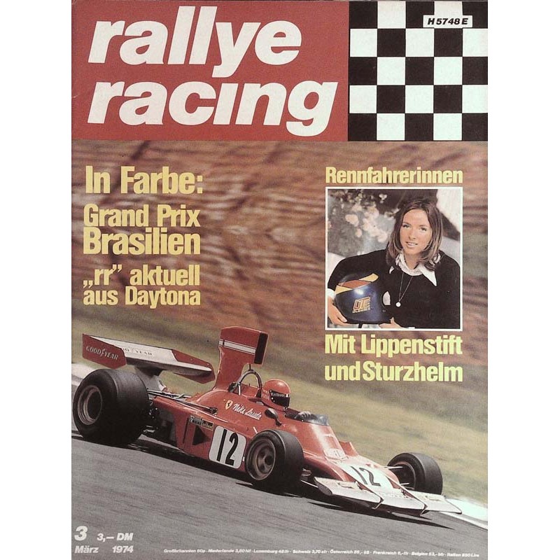 Rallye Racing Magazin 3 / März 1974 - Grand Prix Brasilien