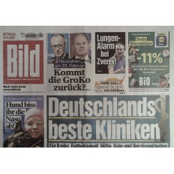 Bild Zeitung Mittwoch, 13 November 2024 - Deutschlands Kliniken