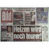 Bild Zeitung Mittwoch, 27 November 2024 - Heizen wird noch teurer