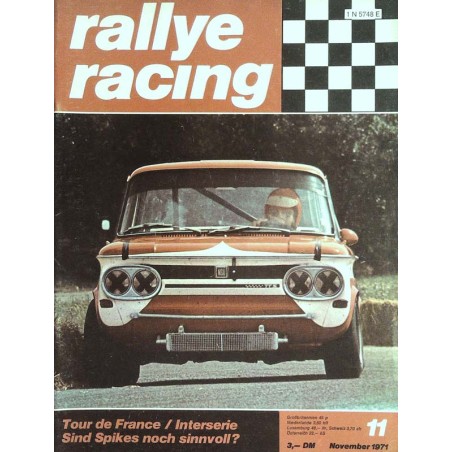 Rallye Racing Magazin 11 / November 1971 - Tour de France