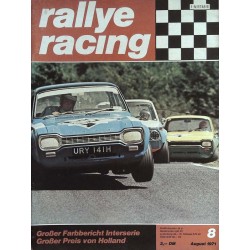 Rallye Racing Magazin 8 / August 1971 - 1600er Tourenwagen