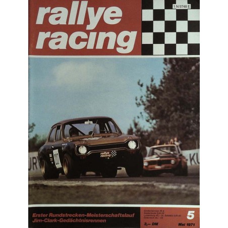 Rallye Racing Magazin 5 / Mai 1971 - Wooding Escort RS