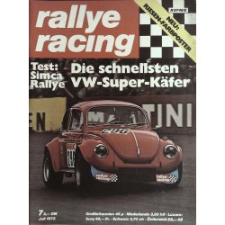 Rallye Racing Magazin 7 / Juli 1972 - VW Super Käfer