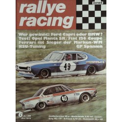 Rallye Racing Magazin 6 / Juni 1972 - Ford Capri oder BMW