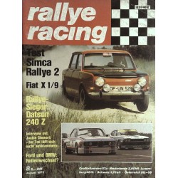 Rallye Racing Magazin 8 / August 1973 - Simca Rallye 2