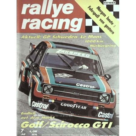 Rallye Racing Magazin 7 / Juli 1976 - 1000 km Nürburgring