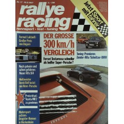 Rallye Racing Magazin 17 / 19 August 1987 - Ferrari Testarossa