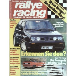 Rallye Racing Magazin 11 / November 1986 - Golf von Tuner Treser