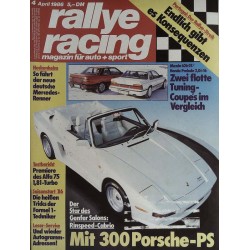 Rallye Racing Magazin 4 / April 1986 - Mit 300 Porsche-PS