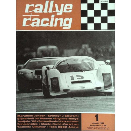 Rallye Racing Magazin 1 / Januar 1969 - Grand Prix Österreich