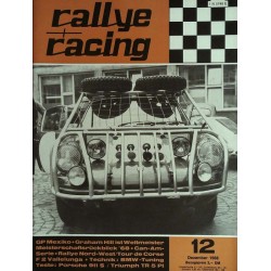 Rallye Racing Magazin 12 / Dezember 1968 - Test Porsche 911 S