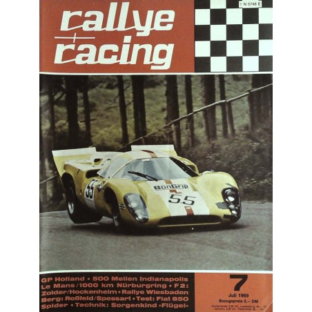 Rallye Racing Magazin 7 / Juli 1969 - Lola T 70 Mk 3 B