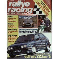 Rallye Racing Magazin 4 / 17 Februar 1988 - Golf mit 221 km/h