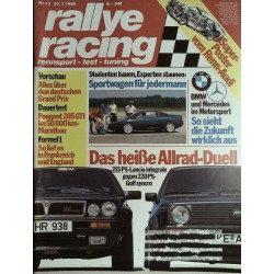 Rallye Racing Magazin 15 / 20 Juli 1988 - Das heiße Allrad Duell