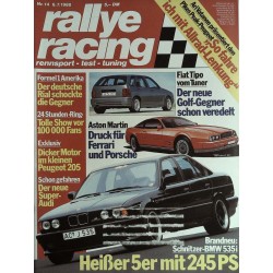 Rallye Racing Magazin 14 / 6 Juli 1988 - Schnitzer BMW 535i