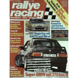 Rallye Racing Magazin 16 / 3 August 1988 - Super BMW M3 Turbo